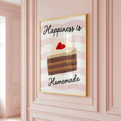 Happiness is Homemade | Kitchen Print | Digital Download