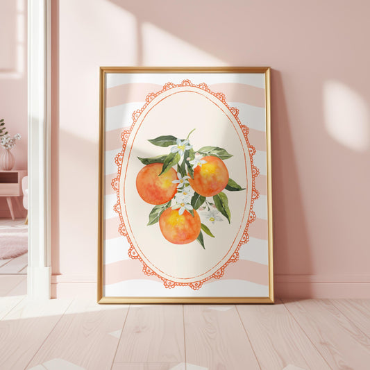 Oranges | Kitchen Print | Digital Download