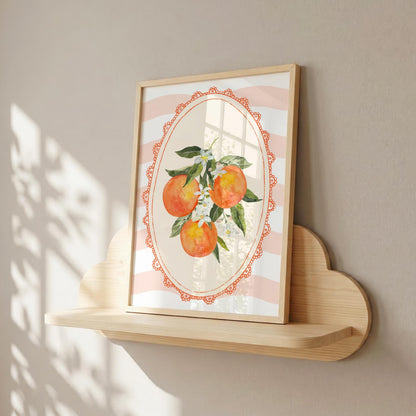 Oranges | Kitchen Print | Digital Download