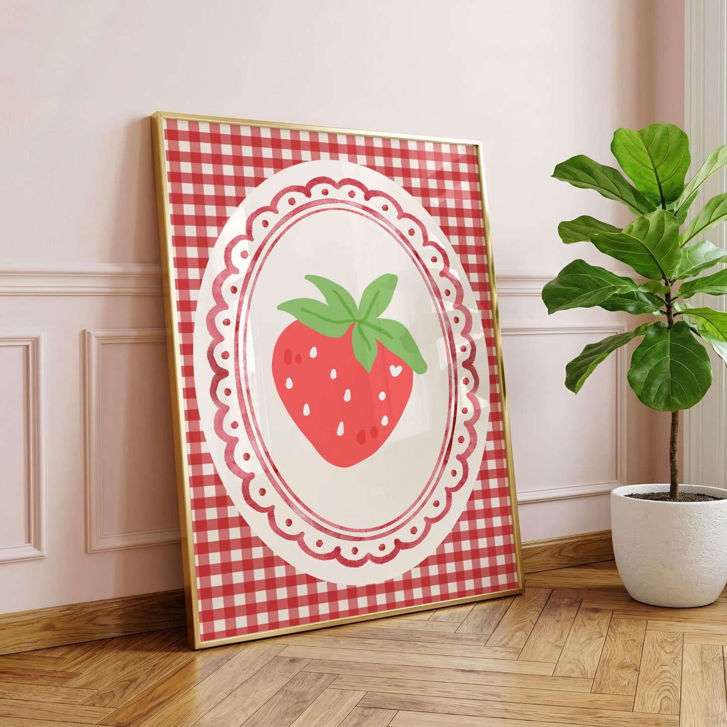 Strawberry | Kitchen Print | Digital Download