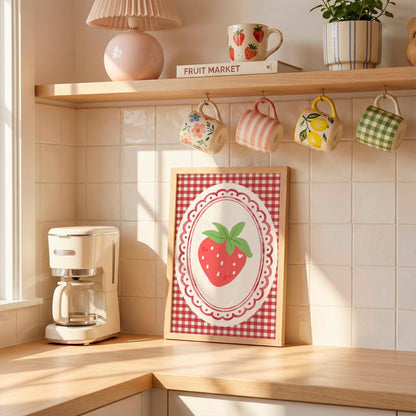 Strawberry | Kitchen Print | Digital Download