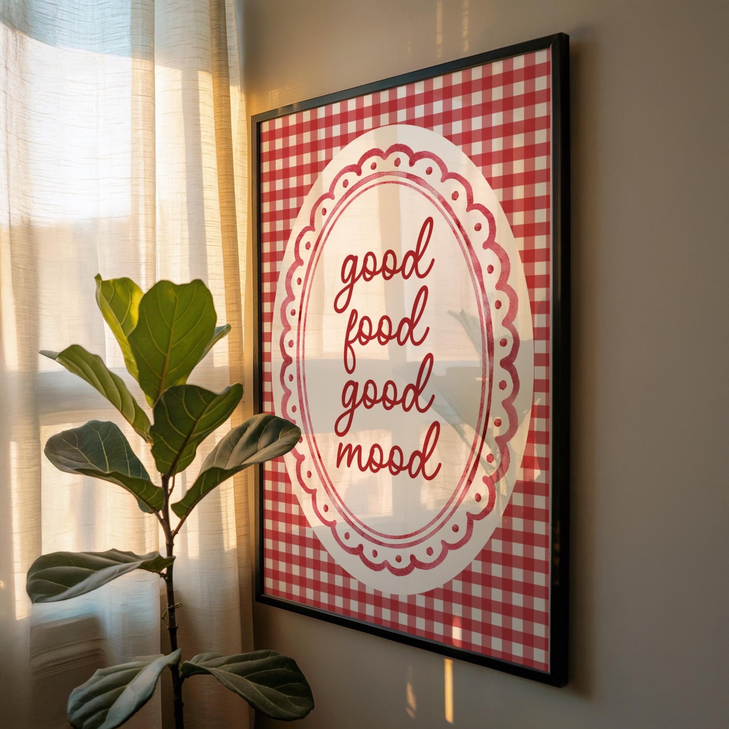 Good Food Good Mood | Kitchen Print | Digital Download