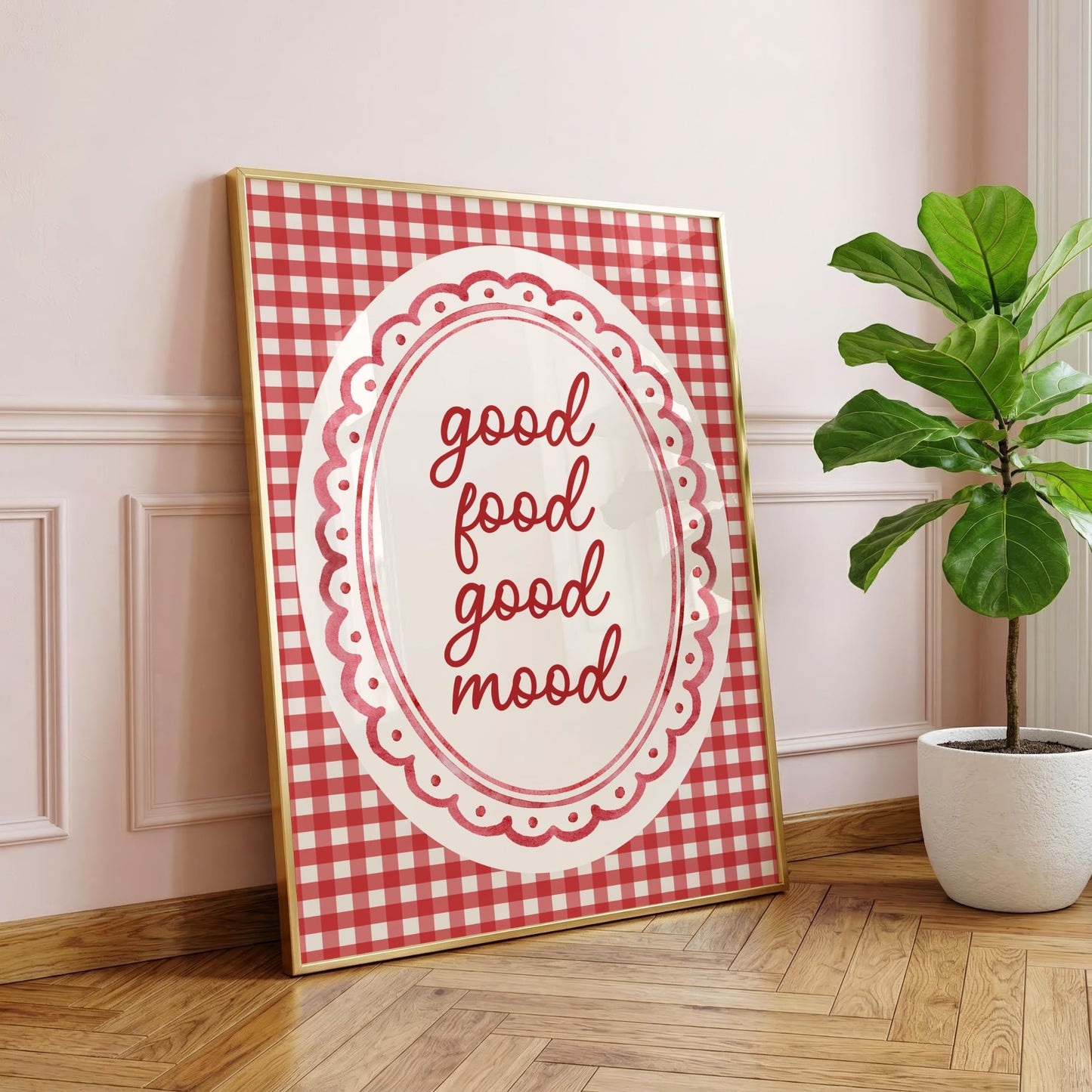 Good Food Good Mood | Kitchen Print | Digital Download