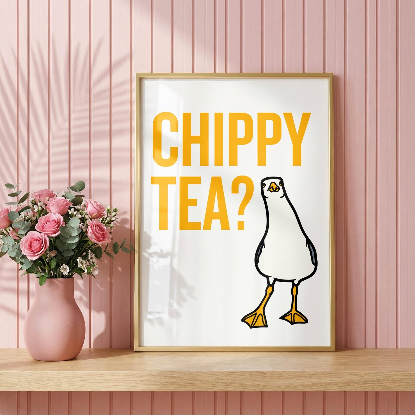 Chippy Tea? | Kitchen Print | Digital Download
