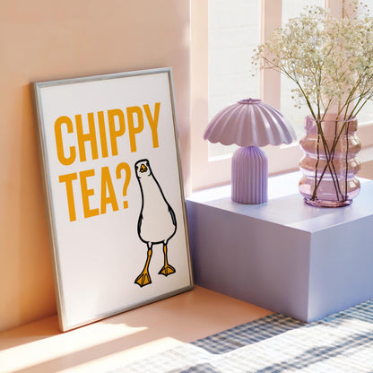 Chippy Tea? | Kitchen Print | Digital Download