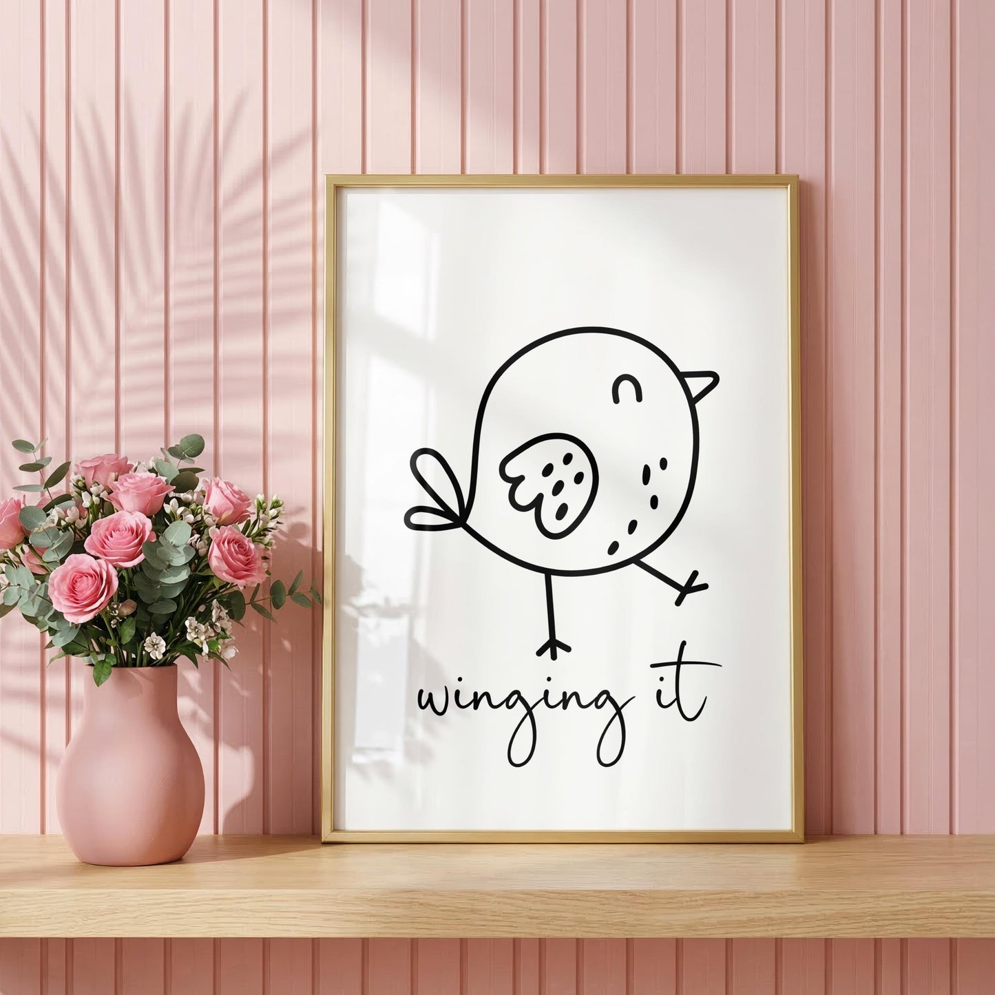 Winging It | Girly Print | Digital Download