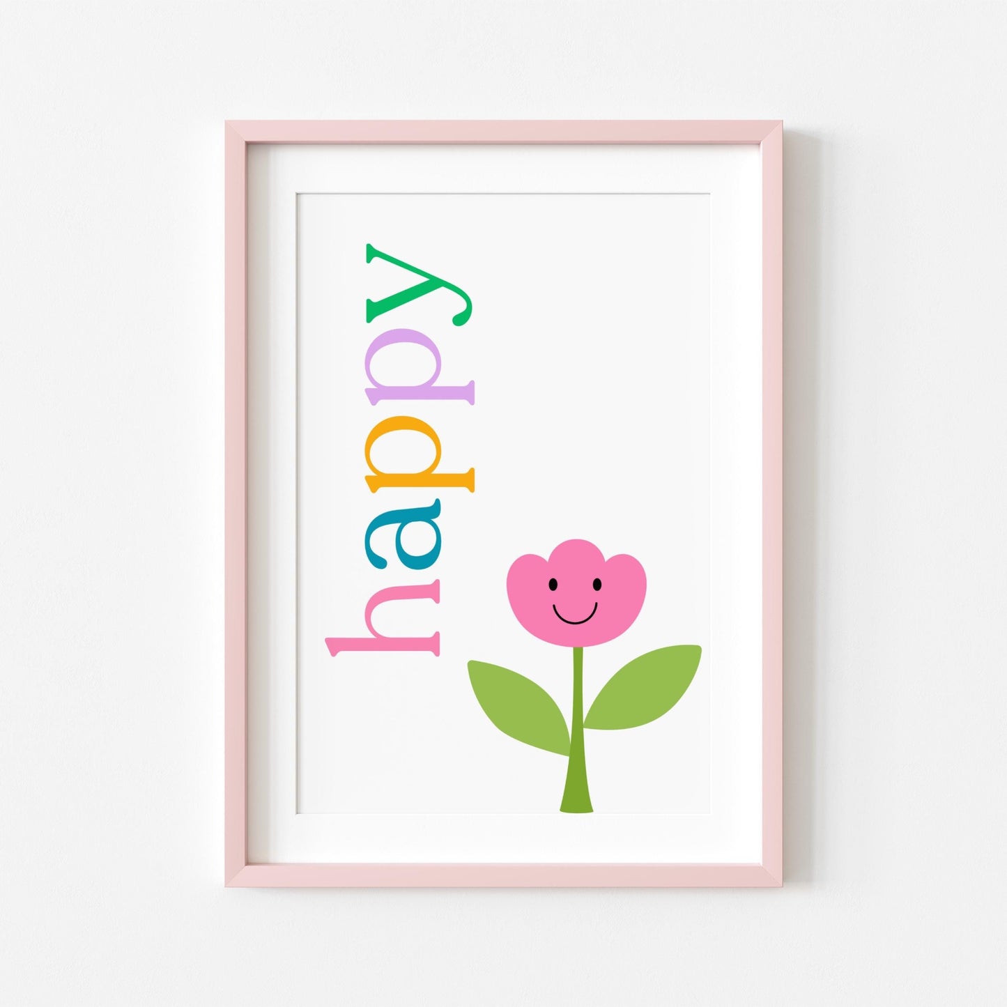 Happy | Dopamine Print | Digital Download