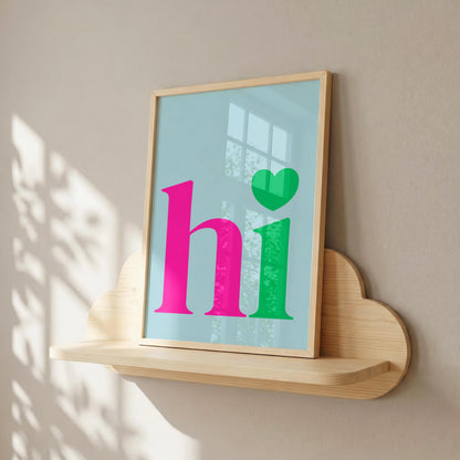 Hi | Hallway Print | Digital Download