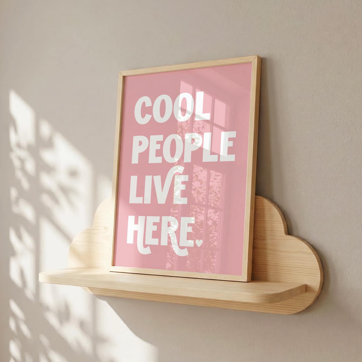Cool People Live Here | Hallway Print | Digital Download