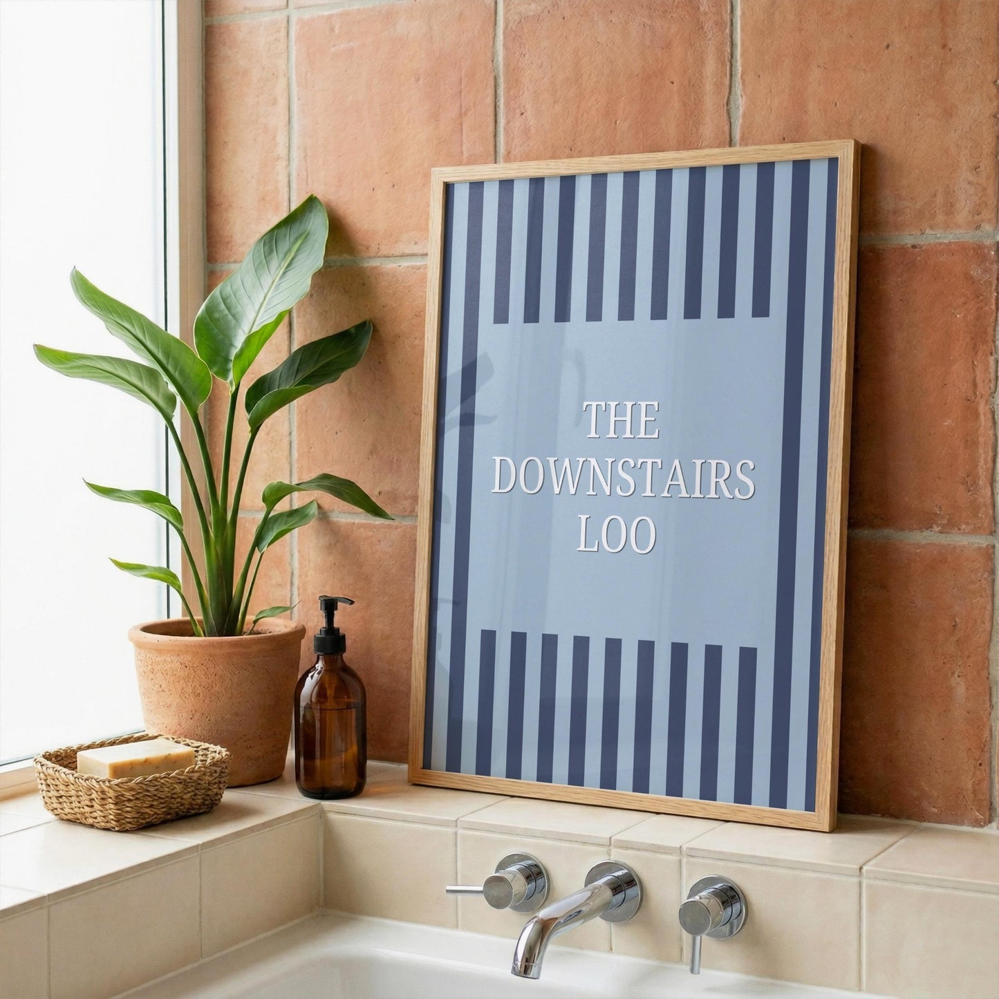 The Downstairs Loo | Bathroom Print | Digital Download