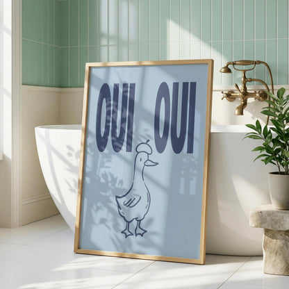 OUI OUI | Bathroom Print | Home Print