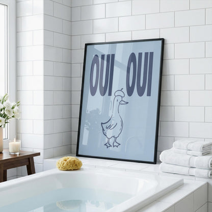 OUI OUI | Bathroom Print | Home Print
