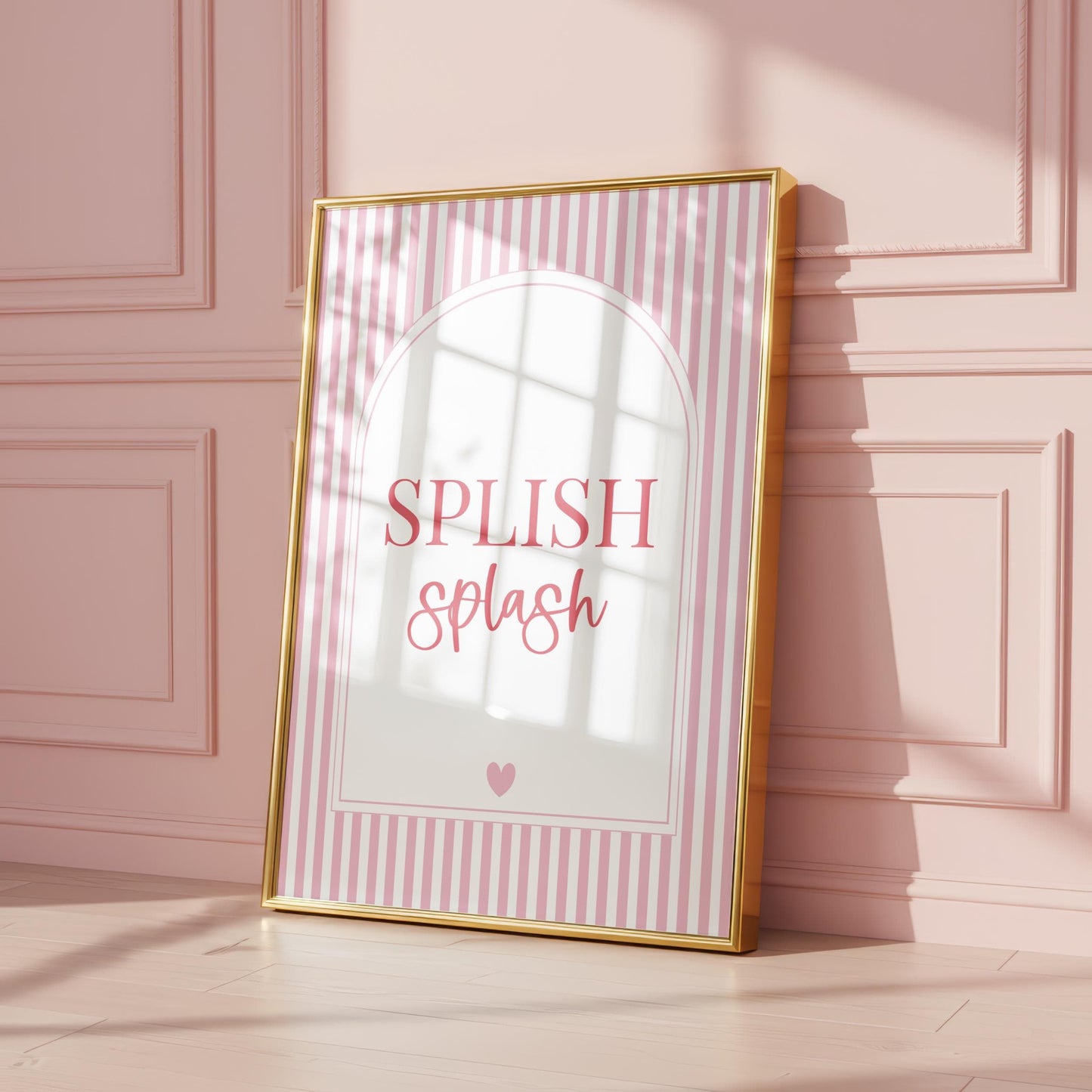 Set of 6 Pink Bathroom Prints | Digital Bundle | Bathroom Print | Digital Download