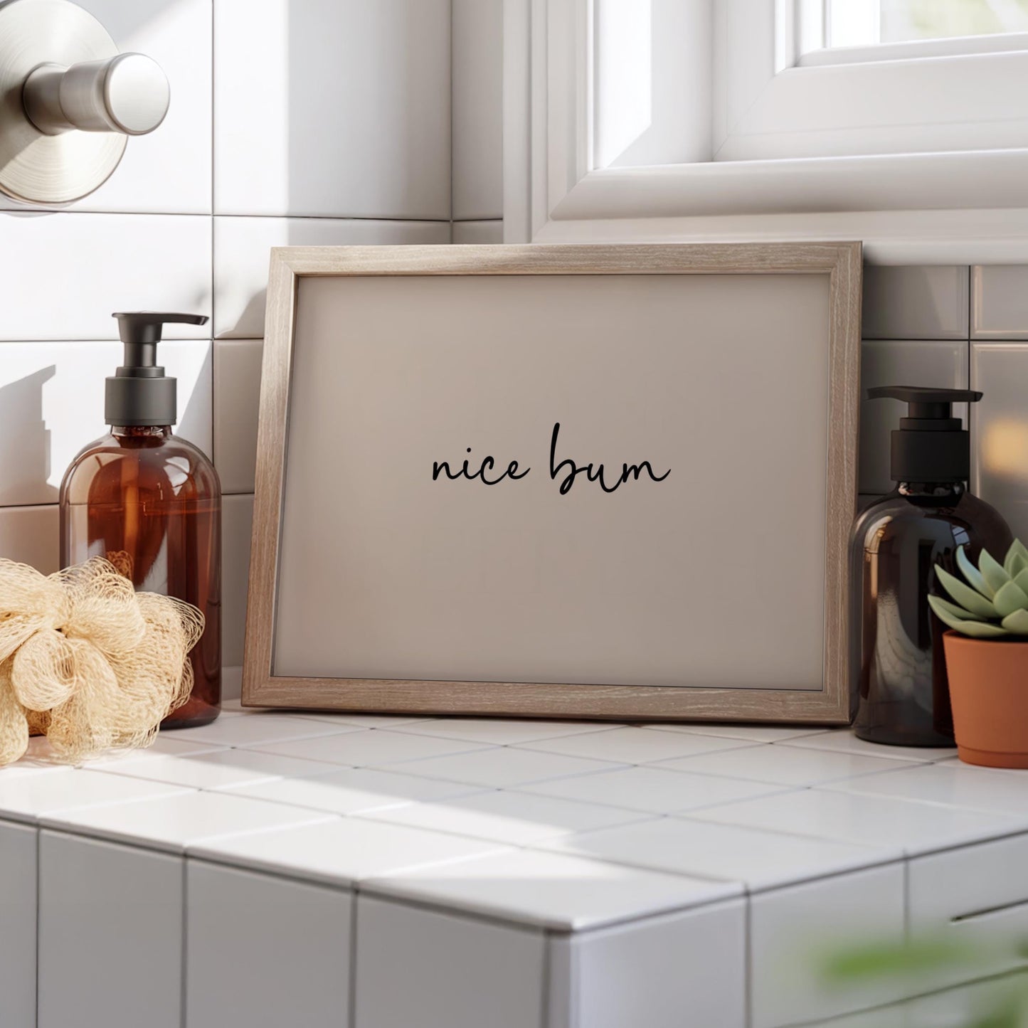 Nice Bum | Bathroom Print | Digital Download