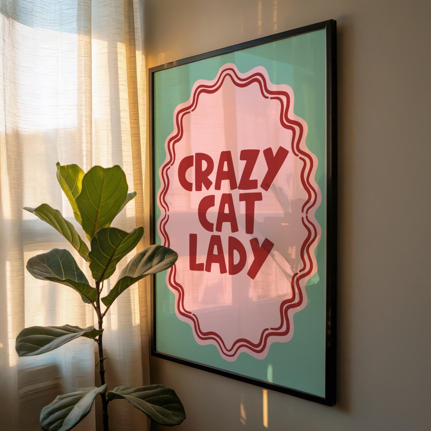 Crazy Cat Lady - Cat Lover Print - Home Print