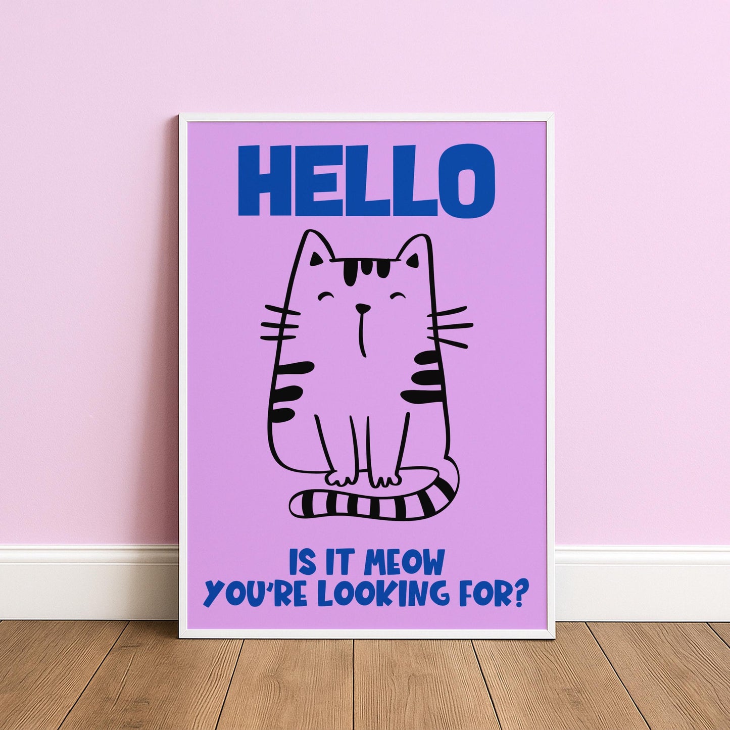 HELLO - Cat Lover Print - Home Print
