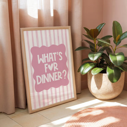 What's For Dinner? | Kitchen Print | Digital Download