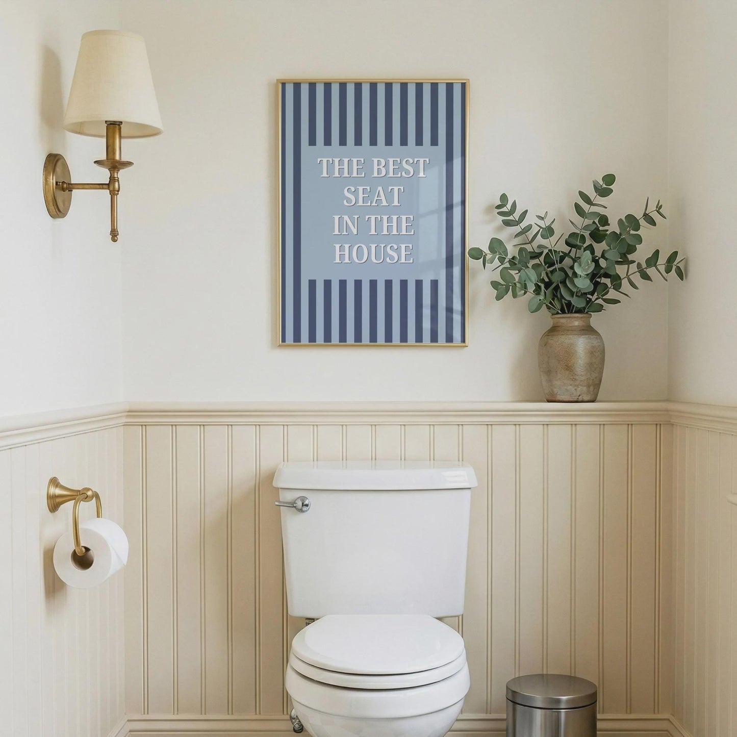 Best Seat in the House | Bathroom Print | Home Print