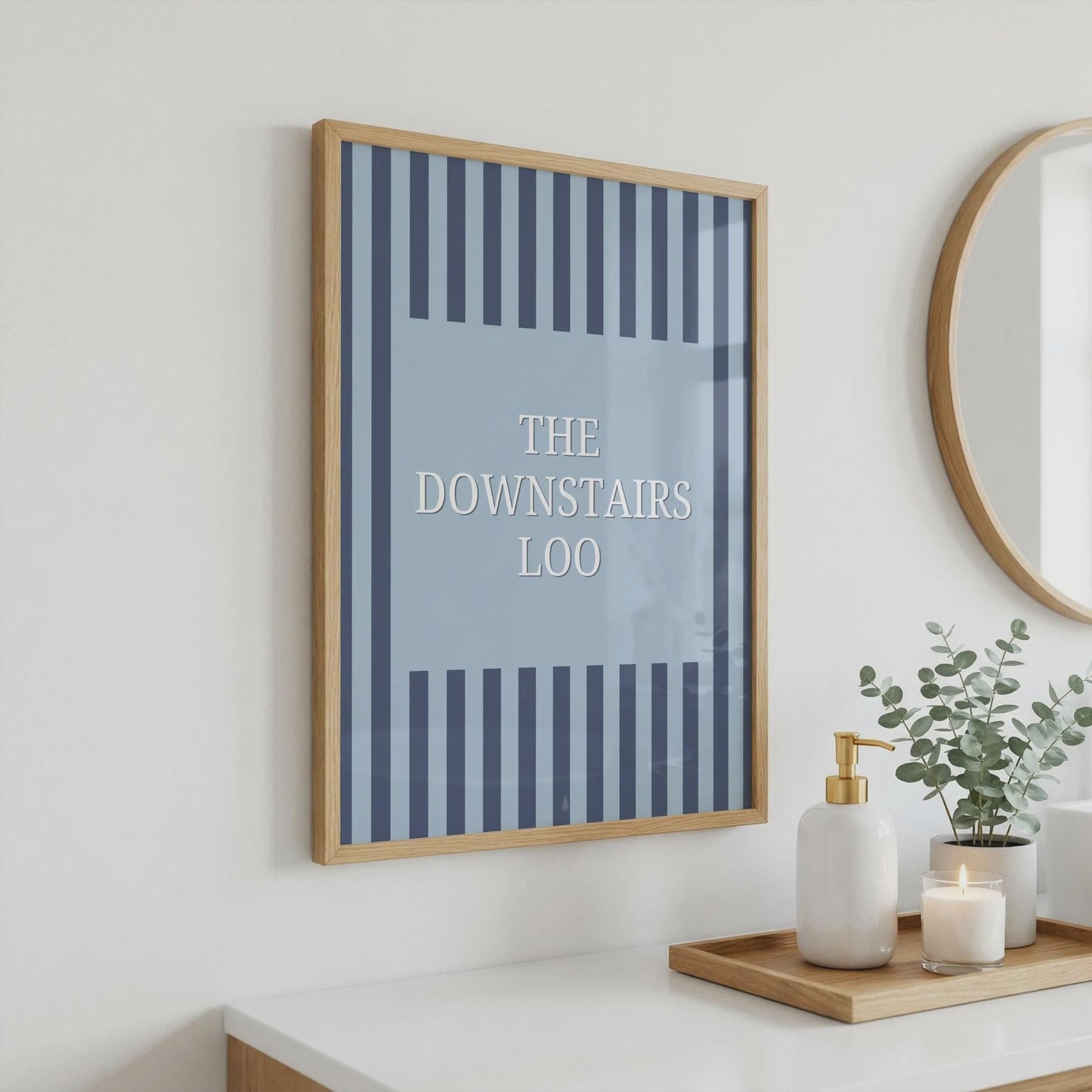 The Downstairs Loo | Bathroom Print | Home Print