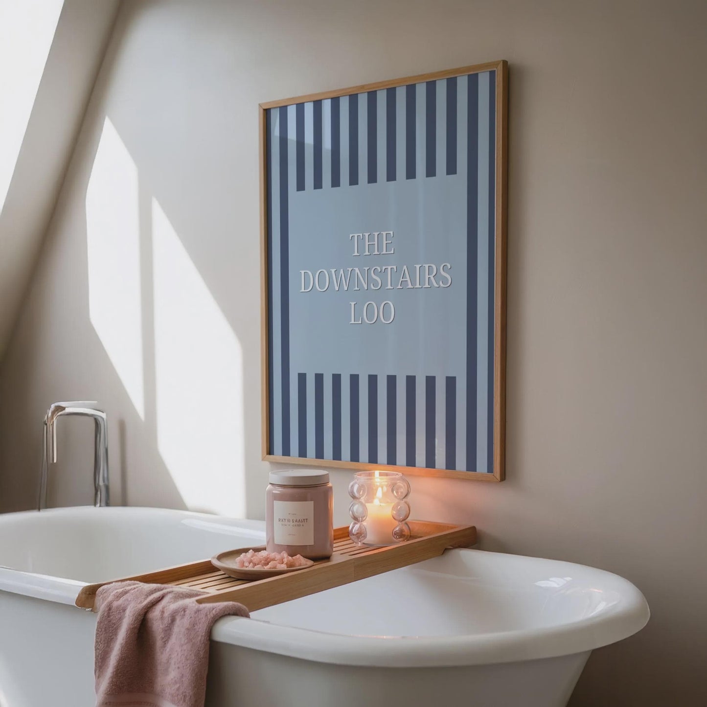 The Downstairs Loo | Bathroom Print | Home Print