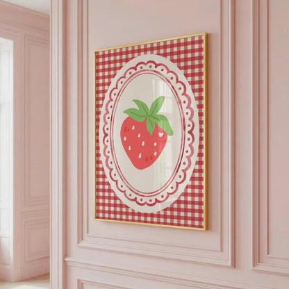 Strawberry | Kitchen Print | Home Print