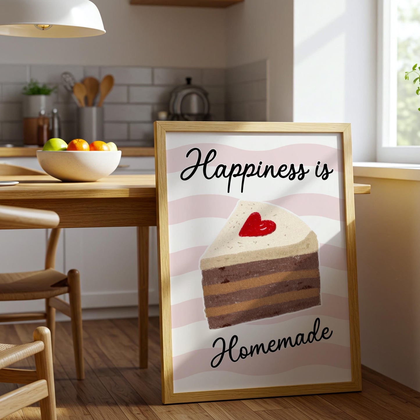 Happiness is Homemade | Kitchen Print | Digital Download