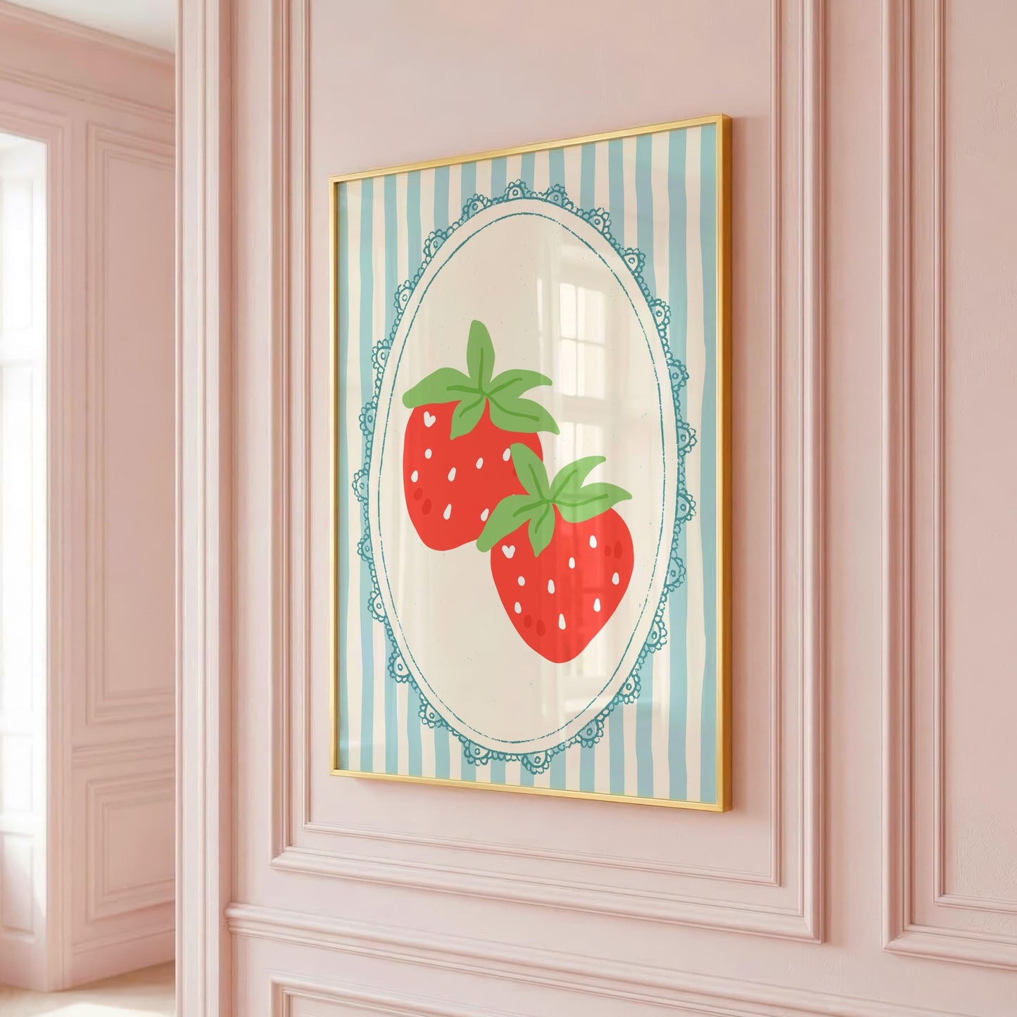 Strawberries | Kitchen Print | Digital Download