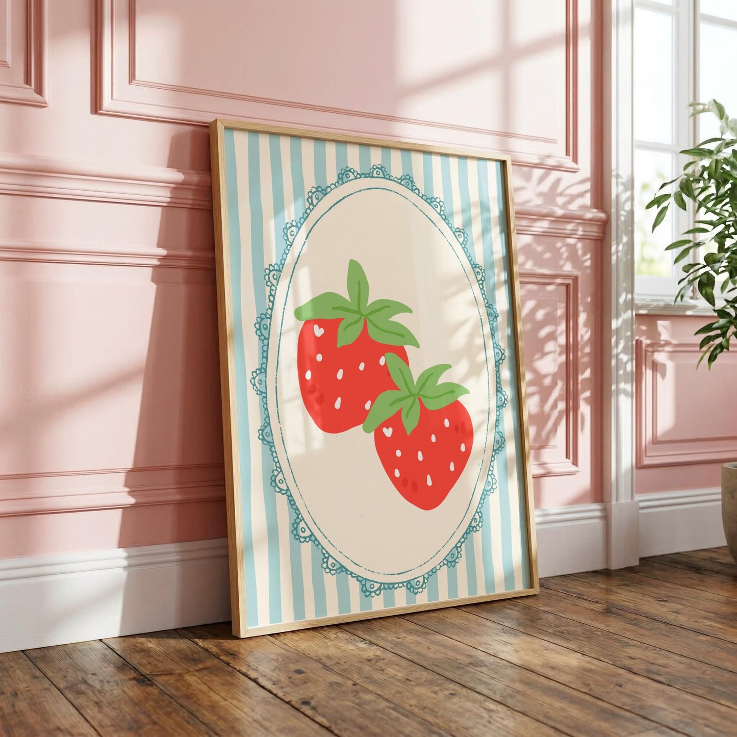 Strawberries | Kitchen Print | Digital Download