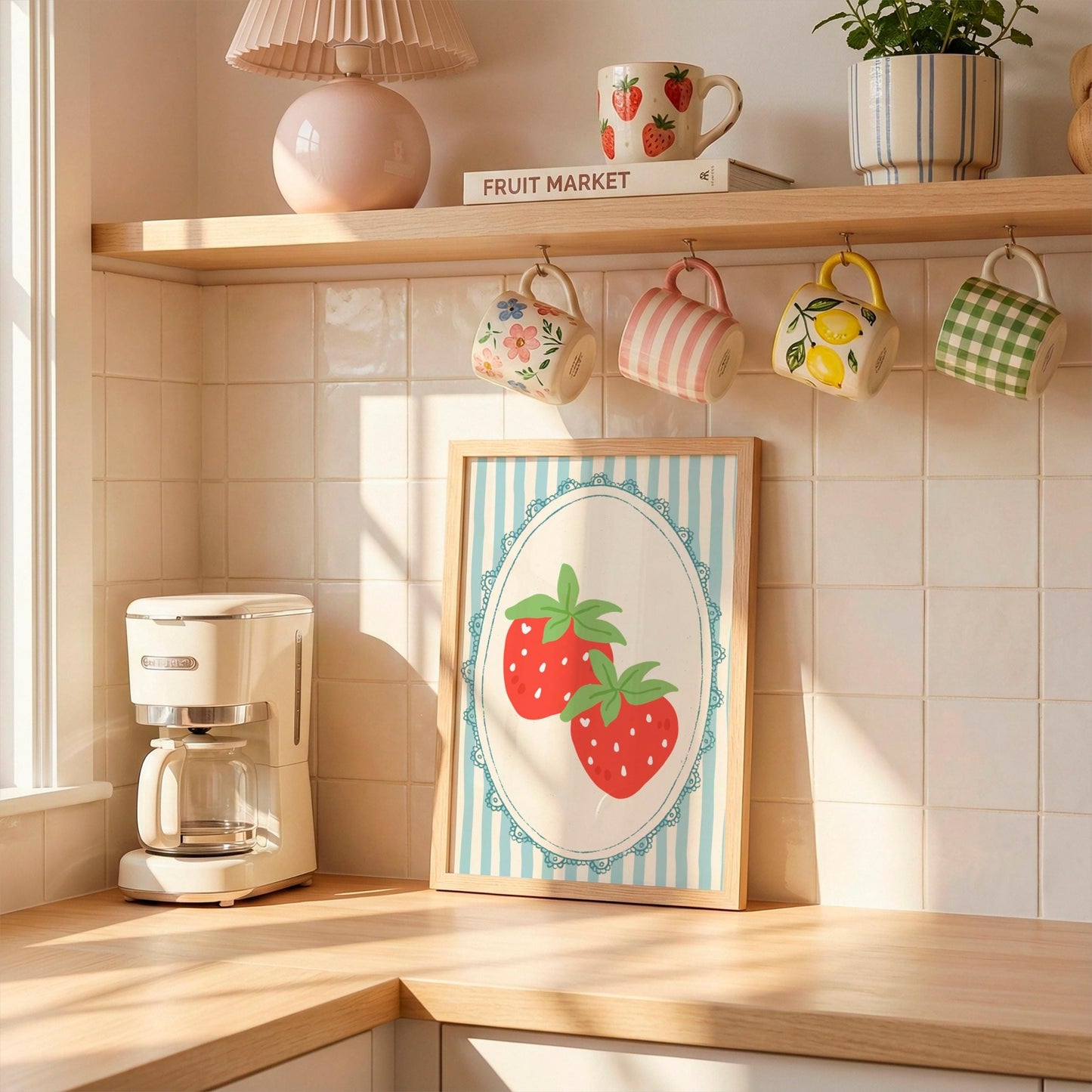 Strawberries | Kitchen Print | Digital Download