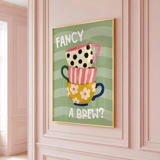 Fancy a Brew? | Kitchen Print | Digital Download