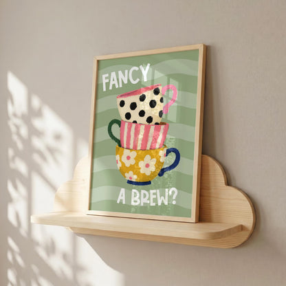 Fancy a Brew? | Kitchen Print | Digital Download