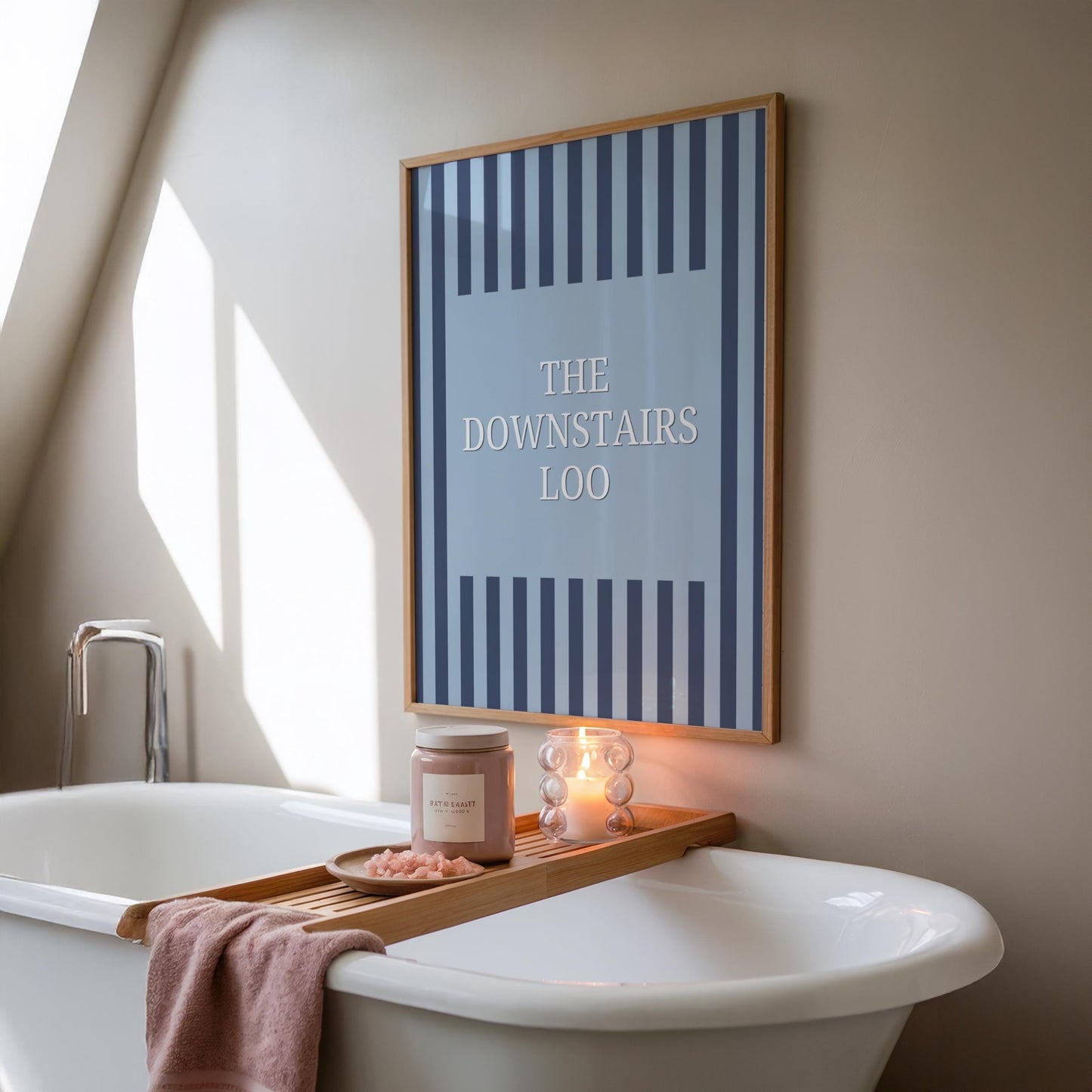 The Downstairs Loo | Bathroom Print | Digital Download