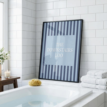 The Downstairs Loo | Bathroom Print | Digital Download