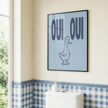 OUI OUI | Bathroom Print | Home Print