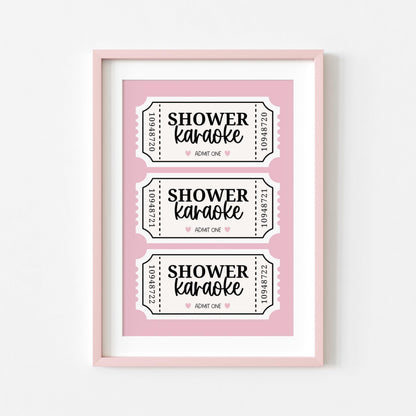 Set of 6 Pink Bathroom Prints | Digital Bundle | Bathroom Print | Digital Download