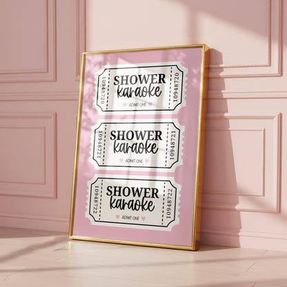 Set of 6 Pink Bathroom Prints | Digital Bundle | Bathroom Print | Digital Download