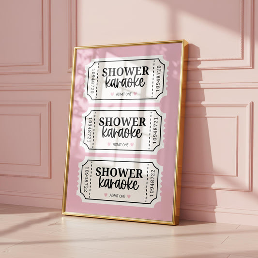 Set of 6 Pink Bathroom Prints | Digital Bundle | Bathroom Print | Digital Download