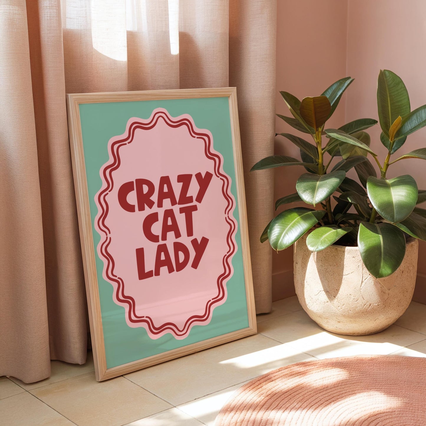 Crazy Cat Lady - Cat Lover Print - Home Print