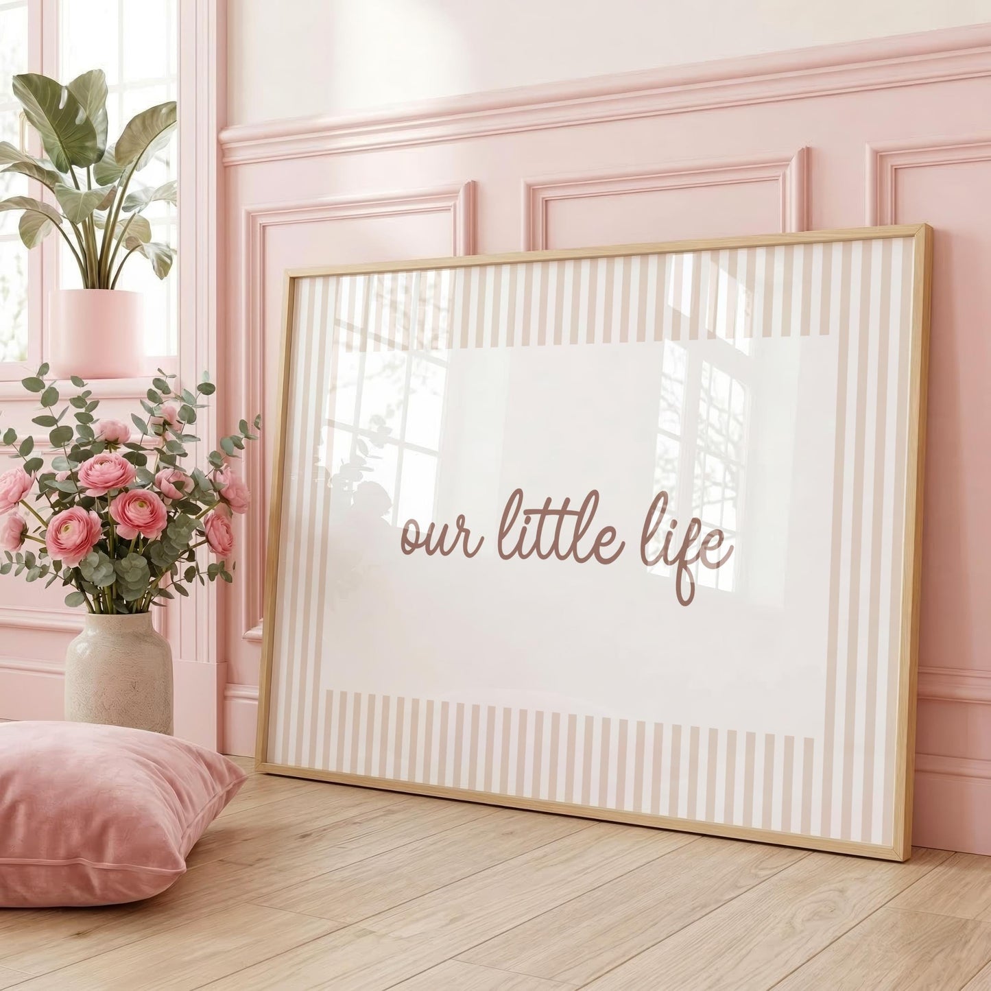 Our Little Life | Neutral Home Decor | Minimalist Print