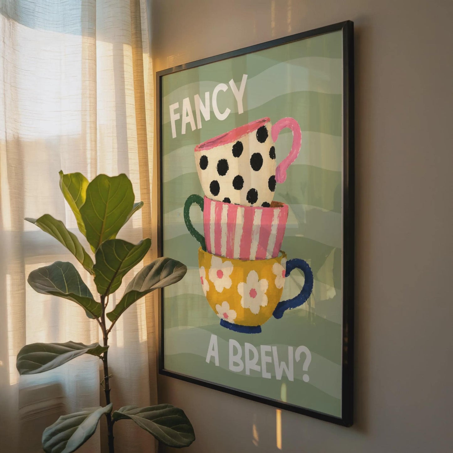 Fancy A Brew? | Kitchen Print | Home Print