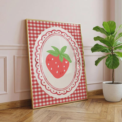 Strawberry | Kitchen Print | Home Print