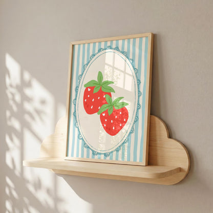 Strawberries | Kitchen Print | Home Print